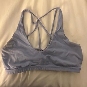 Lululemon blue sports bra size 4